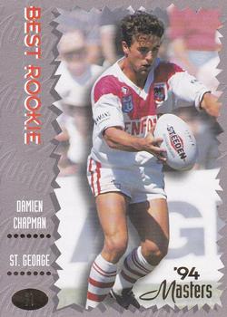 1994 Dynamic NSW Rugby League '94 Masters #71 Damien Chapman Front